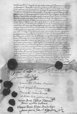 traité de Westphalie en 1648