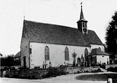 L'église de Waldighoffen aux environs de 1900