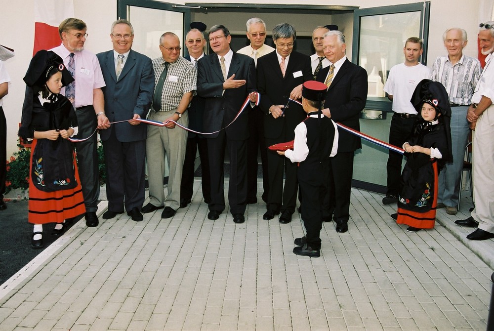 Inauguration des locaux de la Communauté de Communes le 4 septembre 2004