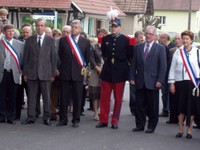 inauguration du pont Jean de Loisy - élus