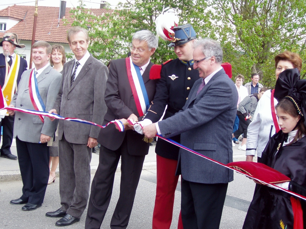 Inauguration du pont Jean de Loisy - ruban 2