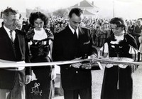 inauguration groupe scolaire 1957