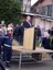 Photo du Maire de Waldighoffen pendant son discours lors de la cérémonie à l'occasion du pèlerinage des St Cyriens dans le Sundgau.