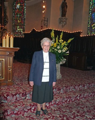 Soeur Marie Thérèse Schmitt le 17 octobre 2010