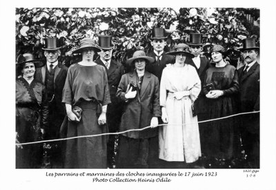 Photo baptême des cloches en 1923