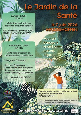 Le Jardin de la Santé les 6 et 7 juin à Waldighoffen