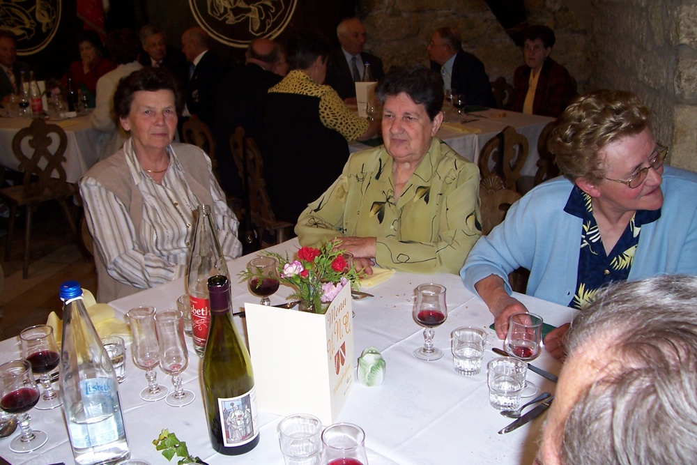 Repas - 3 dames 30 ans section UNC Waldighoffen