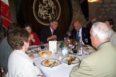 Repas - table des officiels 30 ans UNC Waldighoffen