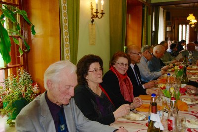 Repas au restaurant "Au Chasseur" à Knoeringue