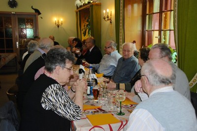 Repas au restaurant "Au Chasseur" à Knoeringue