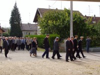 Congrès Départemental UNC 09.09.2007 arrivée des officiels à la salle polyvalente