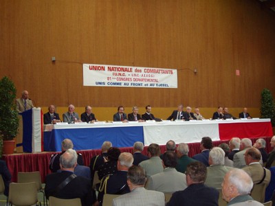 Congrès Départemental UNC 09.09.2007 table des officiels