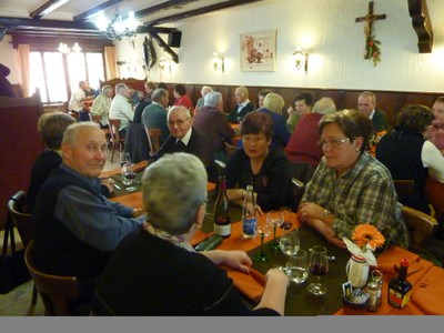 Repas amical 2010 - table gauche