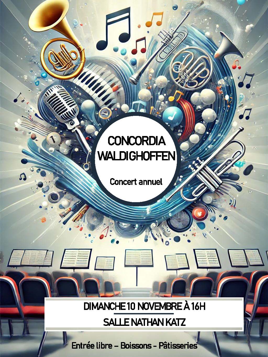 Affiche concert annuel Concordia