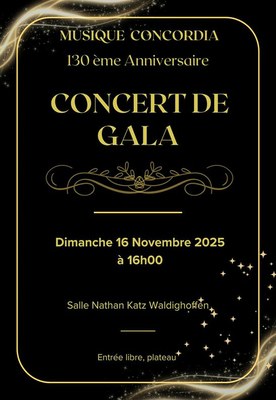 Affiche Concordia concert le 16.11.2025