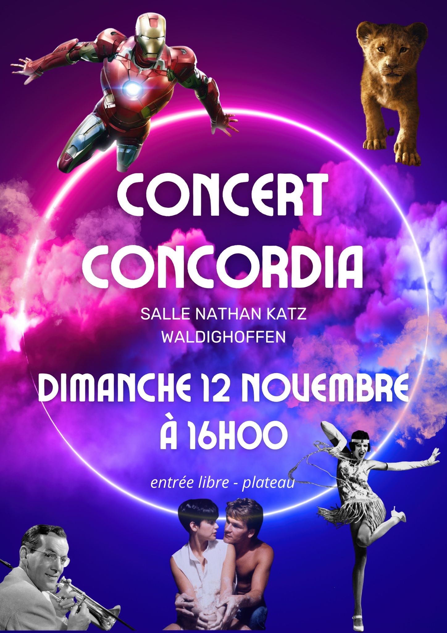 Concert concordia le dimanche 12 novembre 2023