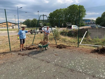 Terrain de tennis