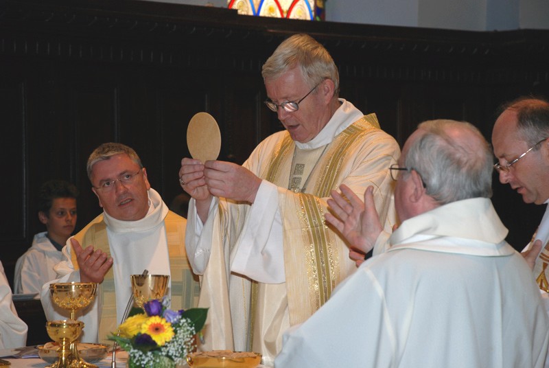 Mgr Grallet et les autres officiants-Fessenheim