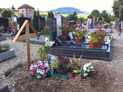 Le Père Lichtlé est enterré au cimetière de Bergheim
