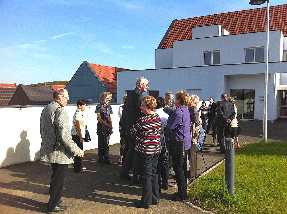 Visite de l'Ehpad par l'évêque (2)