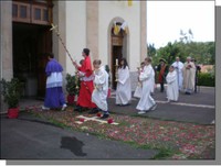 Fête Dieu 2010 - La procession d'entrée