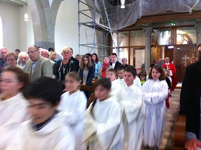 L'entrée dans l'église