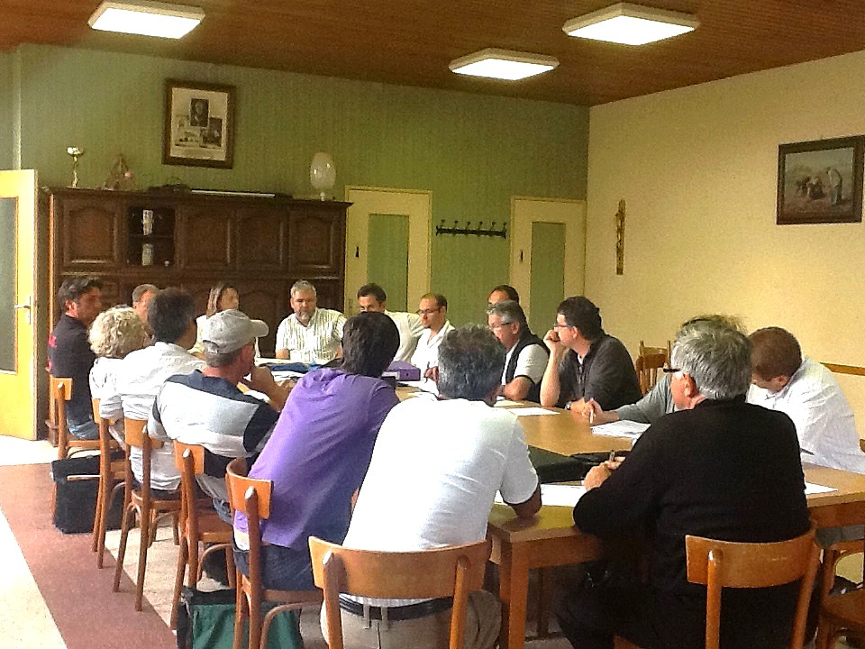 2012/08/30 Réunion de démarrage du chantier de l'église 1