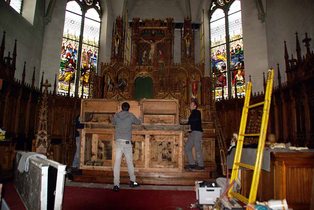 2013/02/12 Démontage grand autel