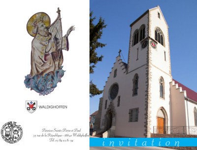 Invitation inauguration de l'église