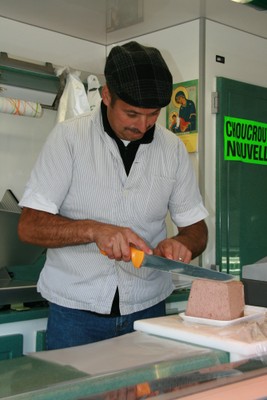 Stand charcuterie Dietsch découpe