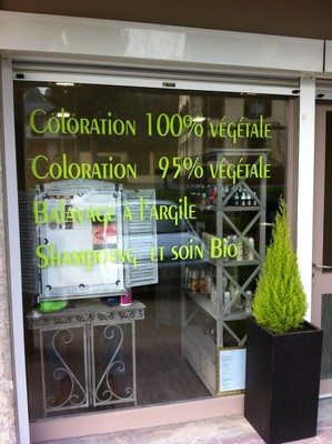 Vitrine et plante verte Nature et Style