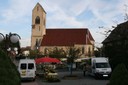 Vue de la mairie du marché de Waldighoffen