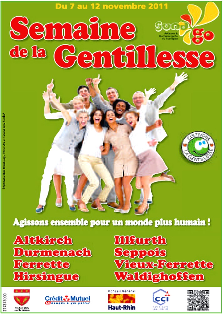 Affiche semaine de la gentillesse - Sund'go