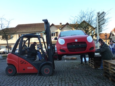 La voiture de l'ACAW est gagnée