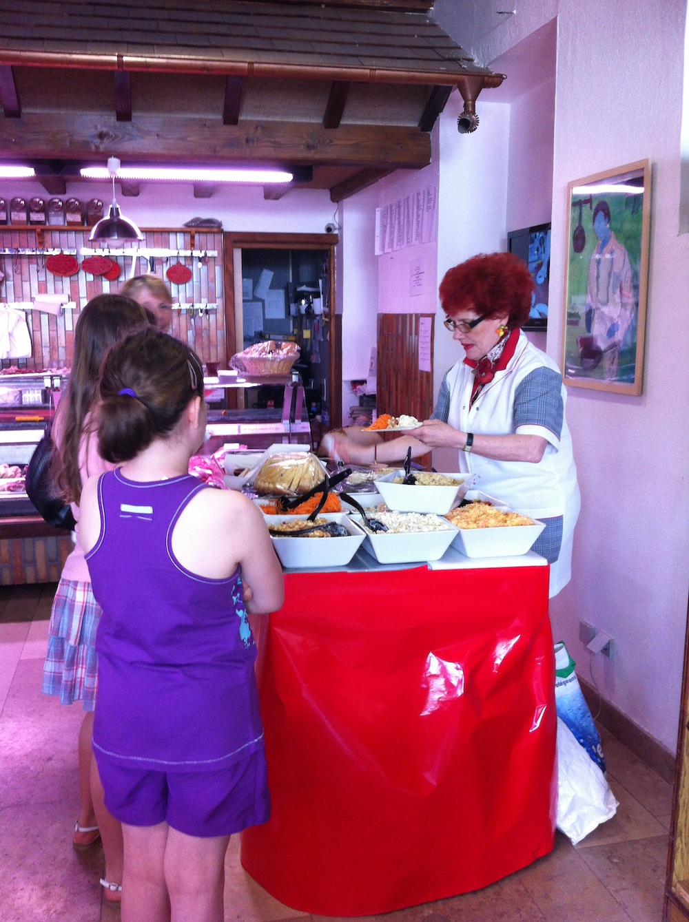 Dégustation de salades