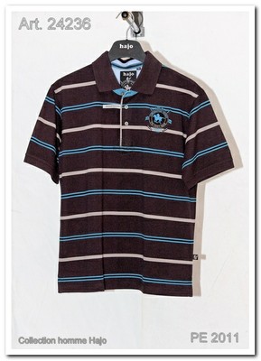 polo homme manches courtes