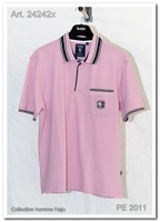 polo homme manches courtes