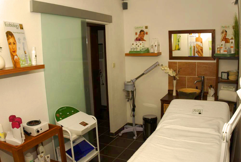 La cabine de soins chez Secrets de Beauté à Waldighoffen