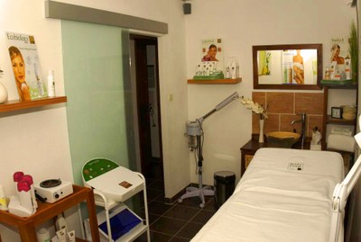 La cabine de soins chez Secrets de Beauté à Waldighoffen