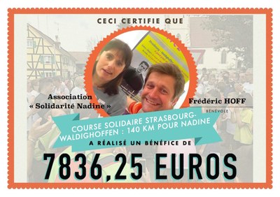 7836,25 euros pour Nadine avec F. Hoff