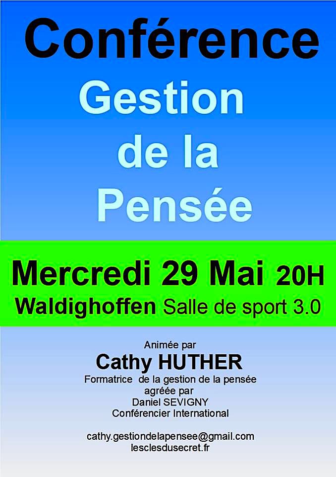 2019/05/29-Conférence de Cathy Huther à  Ma Salle de Sport 3.0 à Waldighoffen