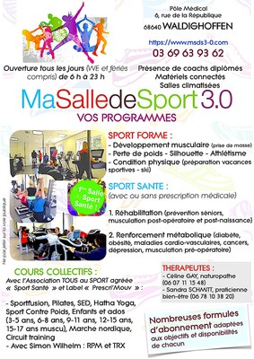 Flyer "Ma Salle de Sport 3.0"