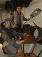 Entretien des lampadaires à Waldighoffen