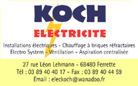 Koch Électricité à Ferrette