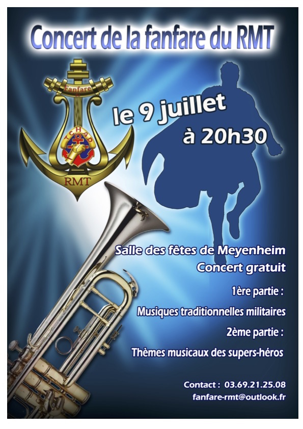 Affiche concert fanfare du RMT