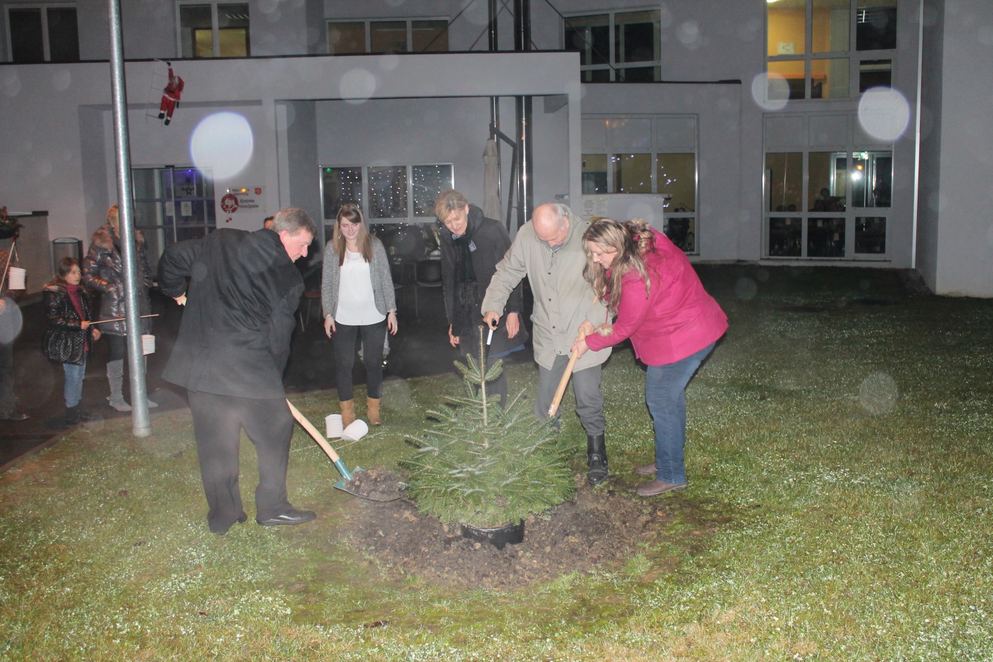 La veillée de lumière et son sapin