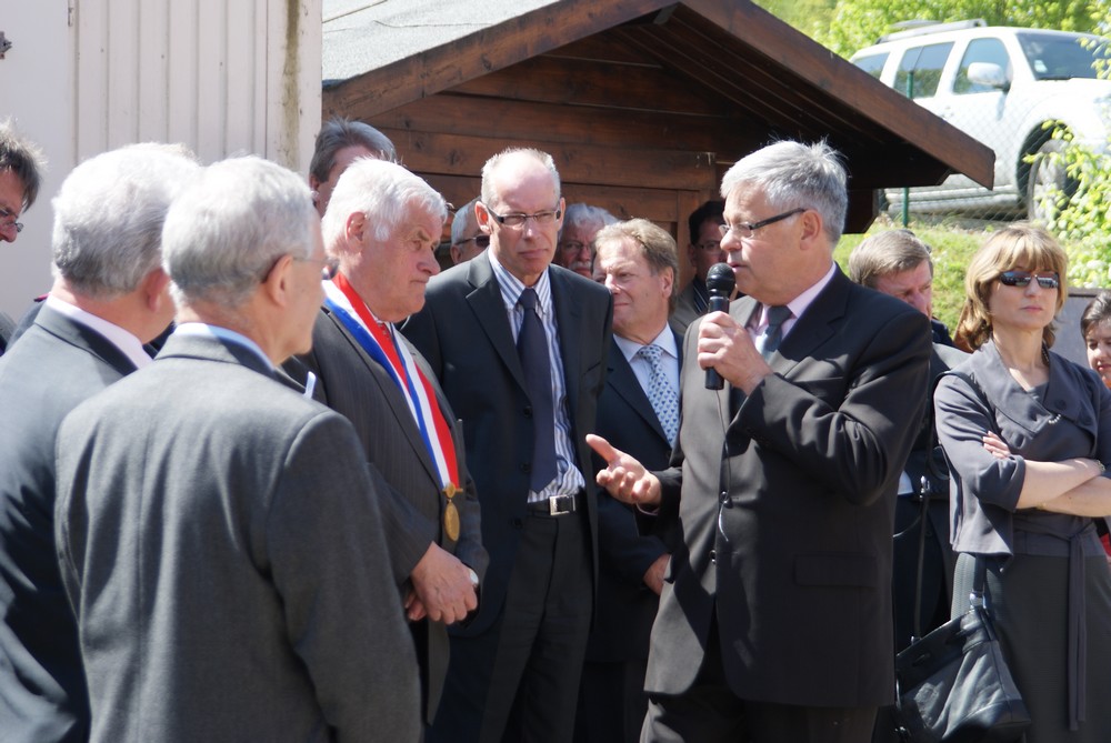 Waldighoffen 1ère pierre - Discours Maire