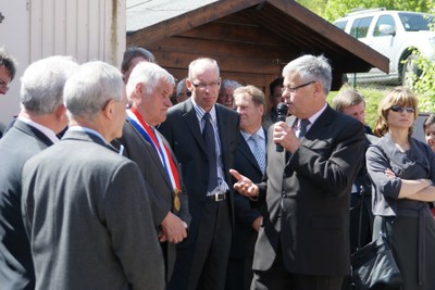 Waldighoffen 1ère pierre - Discours Maire