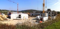 Vue du chantier de l&rsquo;EHPAD le 11 octobre 2010