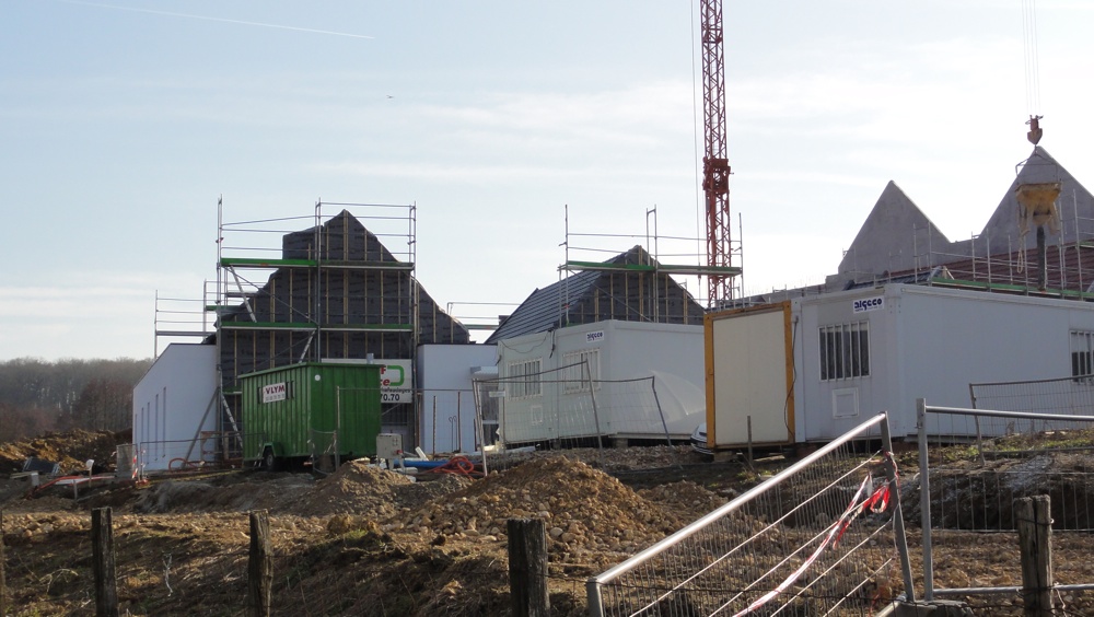 Ehpad de Waldighoffen et baraquements en avril 2011